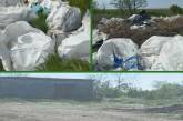В селах под Николаевом на обочину дороги сбрасывали мусор: убрали только после вмешательства инспекторов