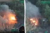 Ліз на позиції: ЗСУ ефектно знищили дроном російський танк (відео)