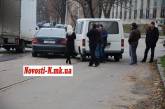 В центре Николаева «Мерседес» из Приднестровья столкнулся с микроавтобусом «Форд»