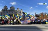 Річниця вторгнення РФ в Україну: в Брюсселі відбувся мітинг (відео)