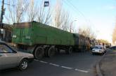 Из-за перекрытия улицы Спасской в Николаеве возникли пробки на центральных улицах