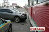 В Николаеве столкнулись трамвай и «Ниссан»