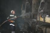 В Николаеве сгорели два грузовика. Один водитель пострадал