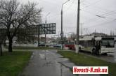 На проспекте Ленина из-за сломавшегося троллейбуса возникла автомобильная пробка
