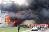 В Одесской области масштабный пожар уничтожил склад сантехники. ВИДЕО