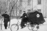 Велокарета скорой помощи, начало XX века. ФОТО