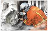 15 иллюстраций, которые художники посвятили пожару в соборе Парижской Богоматери