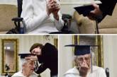 В сети показали душевные фото пожилых выпускников 