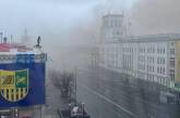 В Харькове ракета попала в здание горсовета (ВИДЕО)