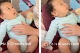 Младенец заговорил в возрасте 10 недель и удивил родителей сказанным (ВИДЕО)