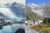 Как изменились Швейцарские Альпы за последние сто лет.  (ФОТО)