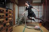 Левитация в необычном фотопроекте японца. (ФОТО)