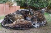 Художник превращает мусор в скульптуры животных. (ФОТО)