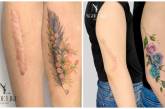 Художница украшает шрамы оригинальными татуировками (ФОТО)