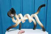 Южнокорейский художник превращает рулонную сталь в минималистичные скульптуры животных  