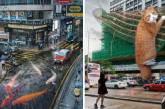 Художник превращает городские улицы в сюрреалистические сцены (ФОТО)