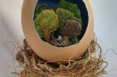 Мініатюрні сценки з'явилися у яєчній шкаралупі завдяки фантазії художниці (ФОТО)