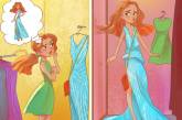 11 ілюстрацій, у яких будь-яка невисока дівчина впізнає себе
