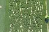 Американский фермер создал портрет принцессы Леи из «Звездных войн» на кукурузном поле