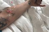 Настигла очень сильная боль: Леди Гага лежит под капельницей. ФОТО