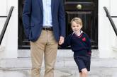 10 мегамилых фото о том, как принц Джордж пошел в школу