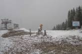 Карпаты сегодня замело снегом (ФОТО)