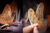 Невероятные скульптуры насекомых из бамбука. ФОТО