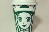 Потрясающие рисунки на чашках Starbucks. ФОТО