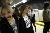 Зомби в японском метро. ФОТО