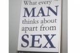 Книга "О чем мужчины думают помимо секса" обошлась без текста