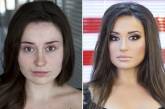 Магия макияжа: до и после. ФОТО