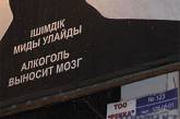 В Алма-Ате пьяный водитель врезался в билборд "Алкоголь выносит мозг"