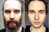 Мужчины с бородой и без. ФОТО