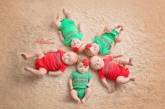 Первое рождество: фото сразу пяти малышей растрогало Сеть. ФОТО