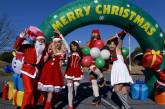 Праздничный забег Tokio Santa Run. ФОТО