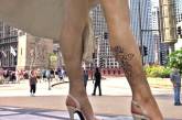 Статуя Мэрилин Монро обзавелась татуировкой
