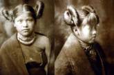 Прически девушек племени хопи. ФОТО