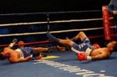 Пуэрториканские боксеры одновременно послали друг друга в нокдаун