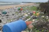 Пластмассовое загрязненные побережья Австралии. ФОТО