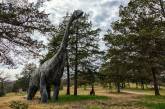 Заброшенный парк динозавров в Арканзасе. ФОТО