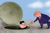 Встречу лидеров США и КНДР высмеяли новой карикатурой. ФОТО