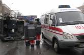 В Запорожье после столкновения с грузовиком маршрутку порвало в клочья