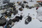 Деятельность альпинистов превращает Эверест в "мусорную гору". Фото