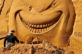 Фестиваль скульптур из песка Disney Magic Sand в Бельгии. ФОТО