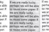 Изобретен способ очистки от напечатанного текста без особого ущерба для бумаги