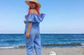 Cветлана Тарабарова показала, чем занимается на пляже. ФОТО