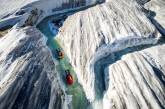 Экстремальный гидроспидинг по горным ледяным рекам. ФОТО