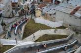 Эскалаторы в колумбийских трущобах. ФОТО