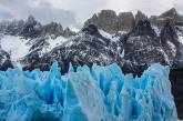 Голубой ледник Грей в Патагонии. ФОТО