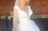 Украинская певица похвасталась роскошным свадебным платьем.ФОТО